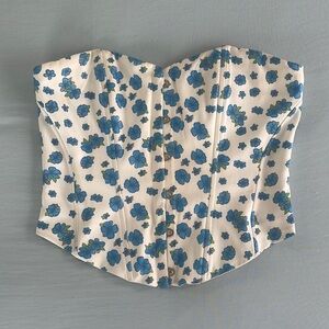 floral printed corset size 4 princess polly - lightly worn great condition